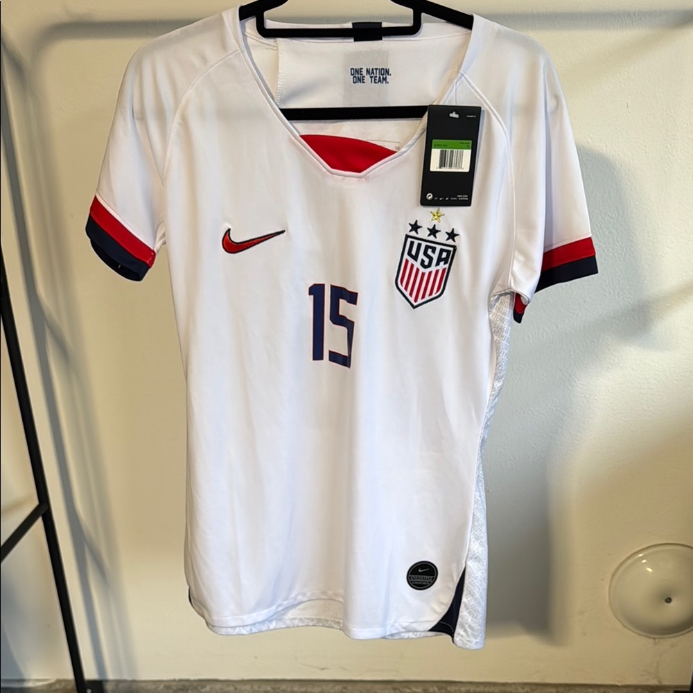 Nike USA Soccer Jersey White and Red